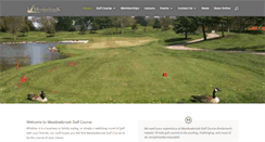 Desktop Screenshot of meadowbrookgolfcourse.com